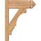 Ekena Millwork Balboa Arts & Crafts Smooth Outlooker, Western Red Cedar, 5 1/2"W x 14"D x 18"H OUT06X14X18BOA03SWR - alternate 4
